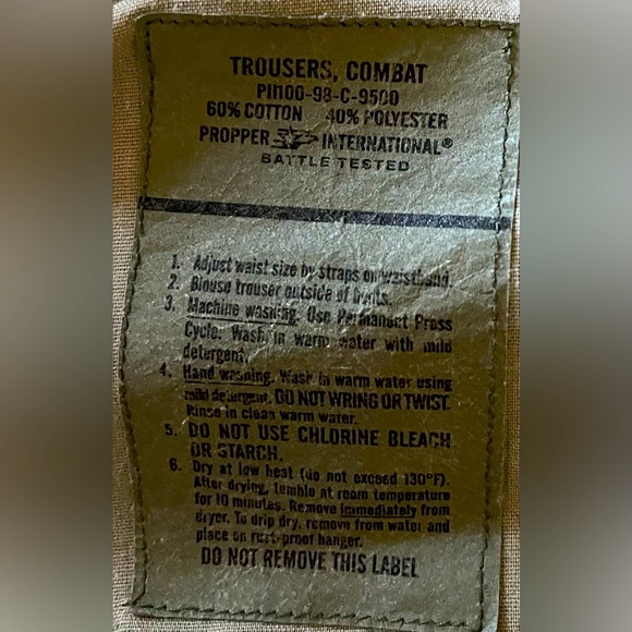 ❤️Camo Men’s Like New❤️Camouflage Official Combat Pants🌺Men’s Size Large❤️ - Picture 7 of 7